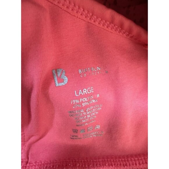 BuffBunny Collection Solid Color Leggings Orange High Elasticity Yoga Suit Set L - Picture 11 of 13